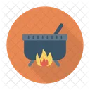 Cauldron Burner Halloween Icon
