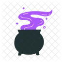 Cauldron Witchs Brew Magical Potion Icon