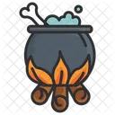 Cauldron Pot Cauldron Halloween Icon