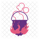 Cauldron Halloween Witch Icon