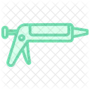 Caulking Gun Color Outline Icon Icon