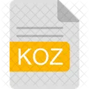 Koz Archivo Formato Icono