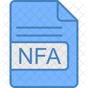 Nfa Fichier Format Icône