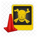 Caution Skull Danger Icon