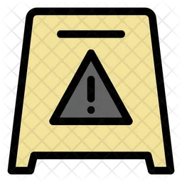 Caution Board  Icon