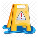 Caution Board Caution Sign Floor Sign Icône