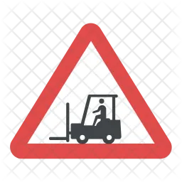 Caution Forklift  Icon