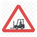 Caution Forklift Operating Icon