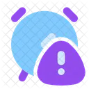 Caution Alarm Clock Icon