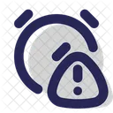 Caution Alarm Clock Icon