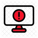 Monitor Caution Alert Icon