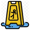 Caution Slippery  Icon