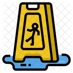 Caution Slippery  Icon