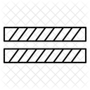 Caution Tape Safety Warning Icon