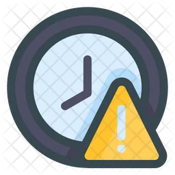 Caution Time Alert  Icon