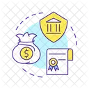Gestion De Cartera Credito De Bonos Bonos De Seguros Icon