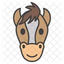 Emoji De Cavalo Emoticon Animal Ícone