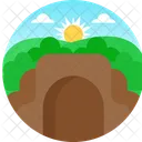 Nature Cave Sun Icon
