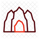 Cave Nature Mountain Icon