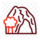 Cave Nature Mountain Icon