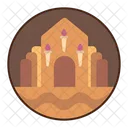 Cave Mountain Rock Icon