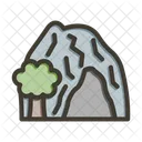 Nature Mountain Rock Icon