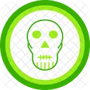 Caveira Letreiros De Neon Esqueleto Icon