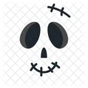 Caveira Abobora Bruxa Icon