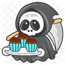Anjo Da Morte Fantasma Halloween Ícone