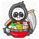 Anjo Da Morte Fantasma Halloween Ícone