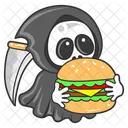 Anjo Da Morte Fantasma Halloween Ícone