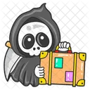 Anjo Da Morte Fantasma Halloween Ícone