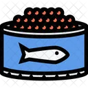 캐비어 음식 음료 아이콘