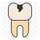 Cavity Caries Decay Icon