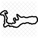 Cayman Vincent Map Symbol