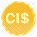 Cayman Islands Dollar Coin  Icon