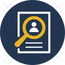 Busqueda De Empleados Encontrar Usuario Lupa Icono