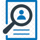 Busqueda De Empleados Encontrar Usuario Lupa Icono