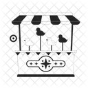 Caza De Patos Caseta Juego Icono