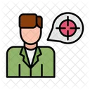Hombre Avatar Nina Icono