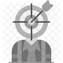 Cazatalentos Objetivo Objetivo Icono