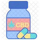 Cbd Capsules Cbd Pills Drug Icon