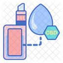 CBD E-Flüssigkeit  Symbol
