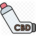 Inhaler Cannabis Cannabidiol Icon