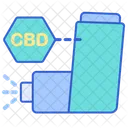 Cbd Inhaler Inhaler Medical Icon