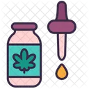 Cbd-Öl Cannabis  Symbol