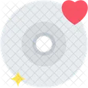 Cd Music Romantic Tracks Icon