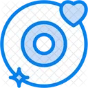 Cd Music Romantic Tracks Icon