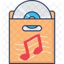 CD Musik Player DVD Symbol