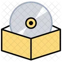 Compact Disk Blu Icon